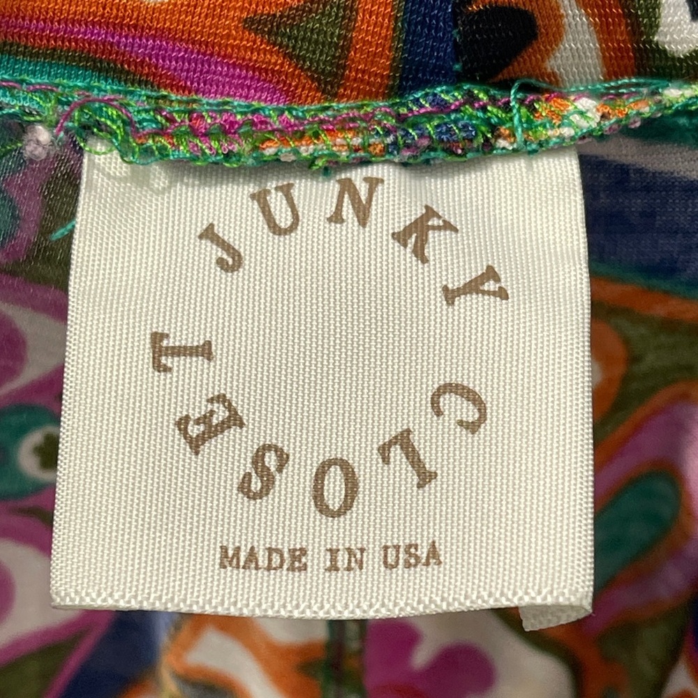 Junky Closet Size 1X Bohemian Palazzo Pants Colorful Mandalas Lounge Boho Hippie - Picture 4 of 4